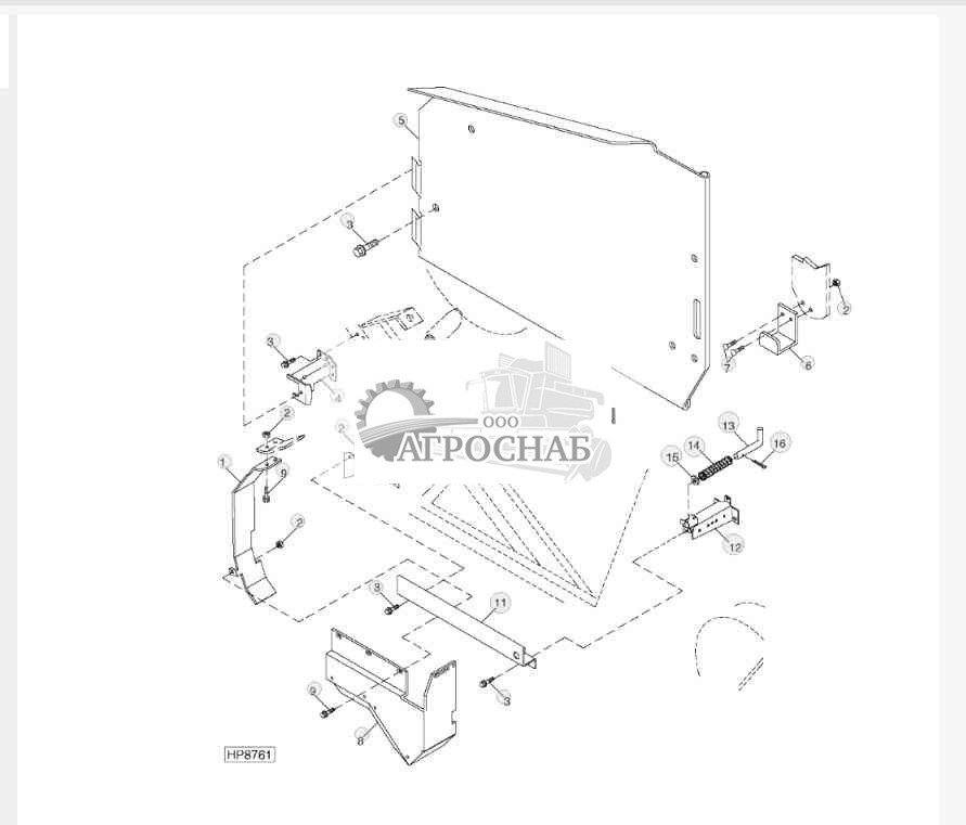 Right Side Front Shield Assembly 